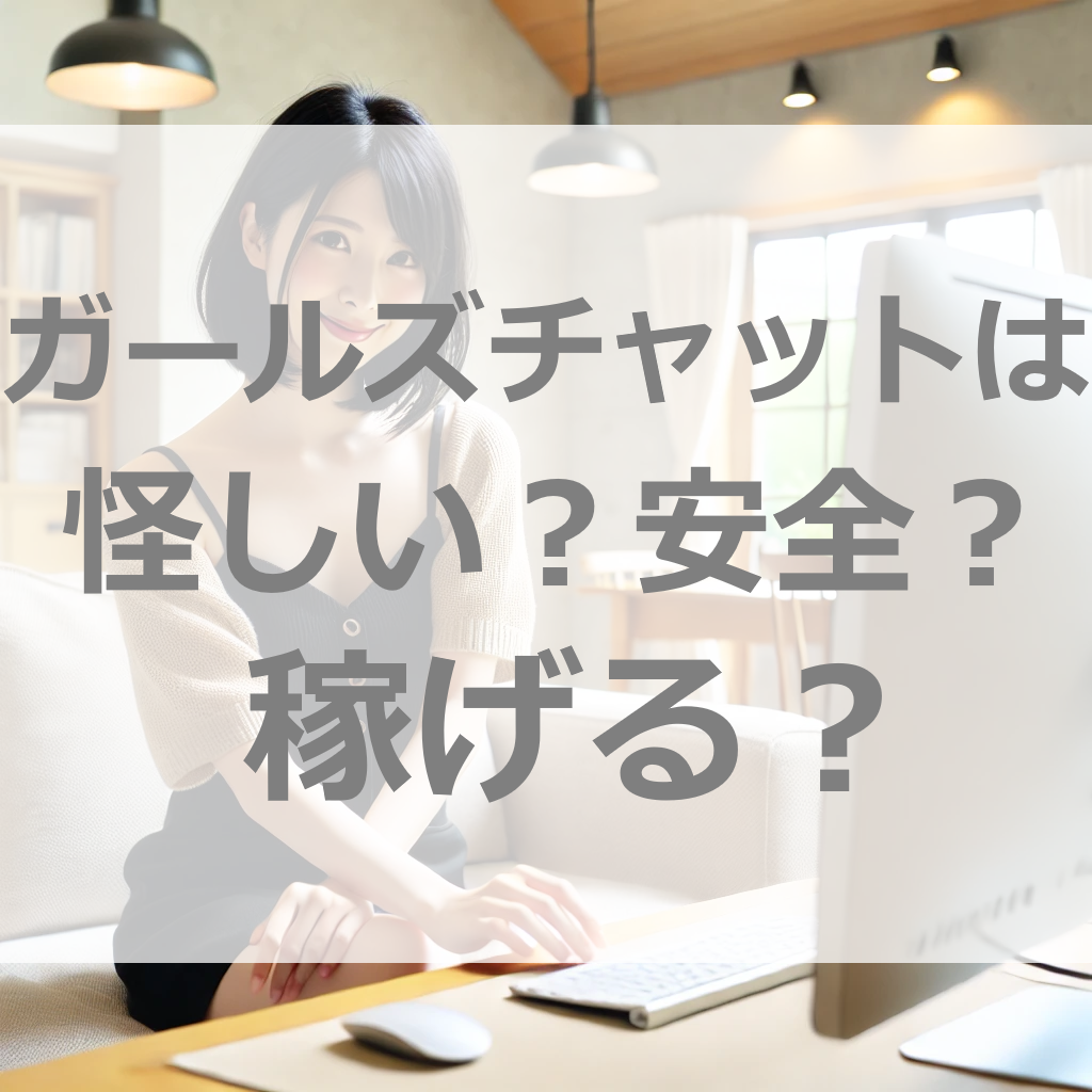 ガールズチャットは安全に稼げる？月収50万円への最短ルート