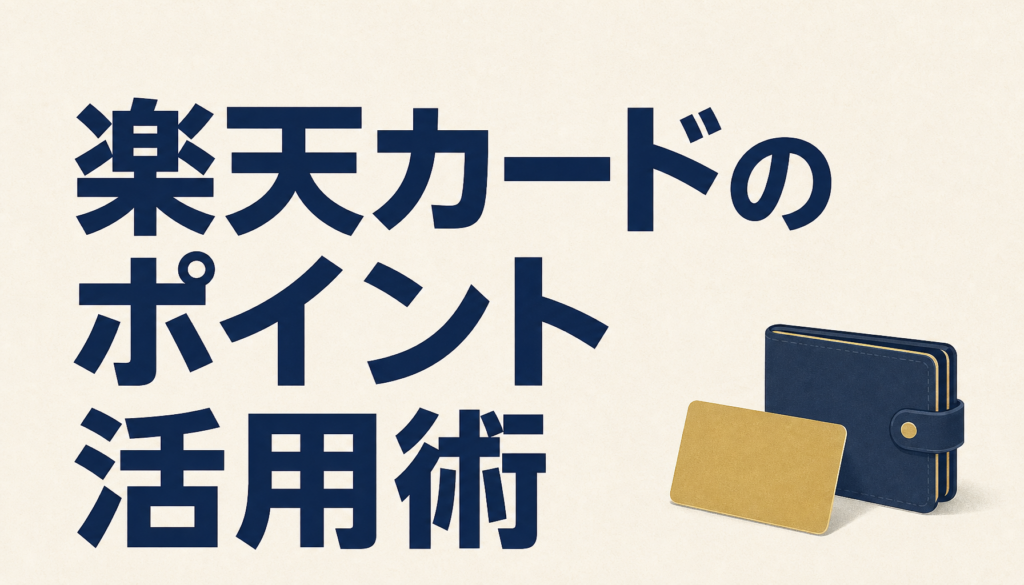 楽天カードのポイントのエグいGET法と活用術を徹底解説！