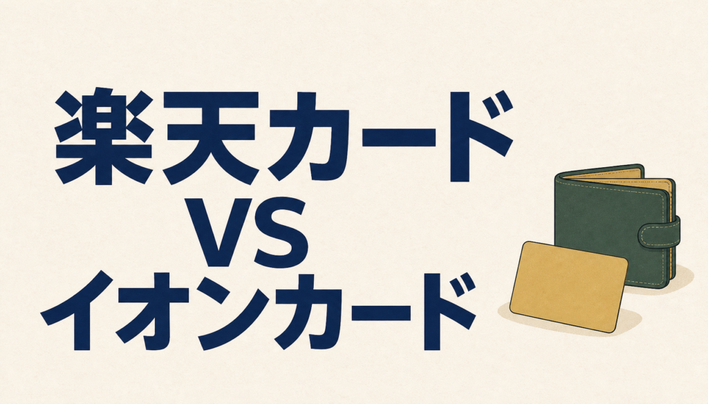 楽天カードVSイオンカード！どちらがおトクなカードなのか徹底分析！