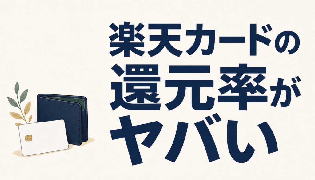 楽天カードの還元率が16倍？！ヤバすぎる。