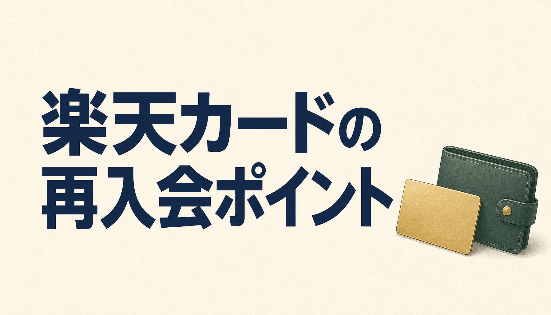 楽天カードの再入会はできる？ポイントの引き継ぎとあわせて整理しました