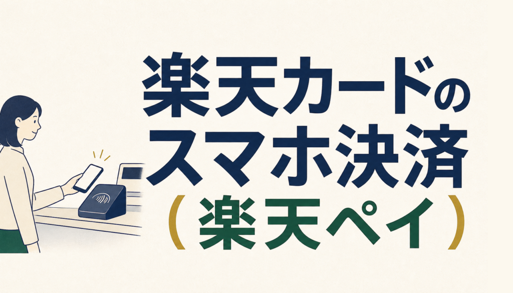 楽天カードのスマホ決済（楽天ペイ）でポイントを増やす方法