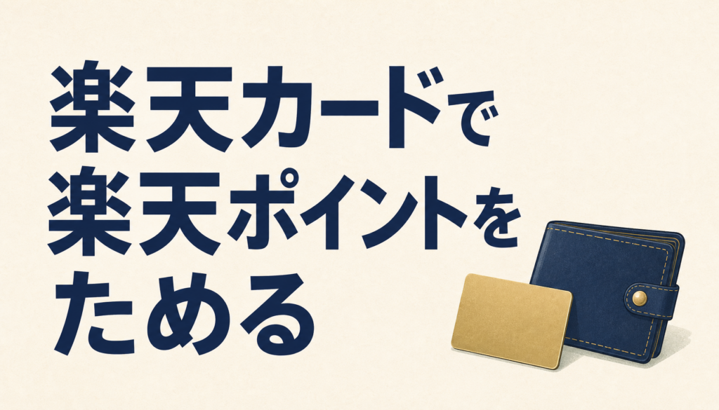 楽天カードで楽天ポイントをコワイほどためる7つの方法