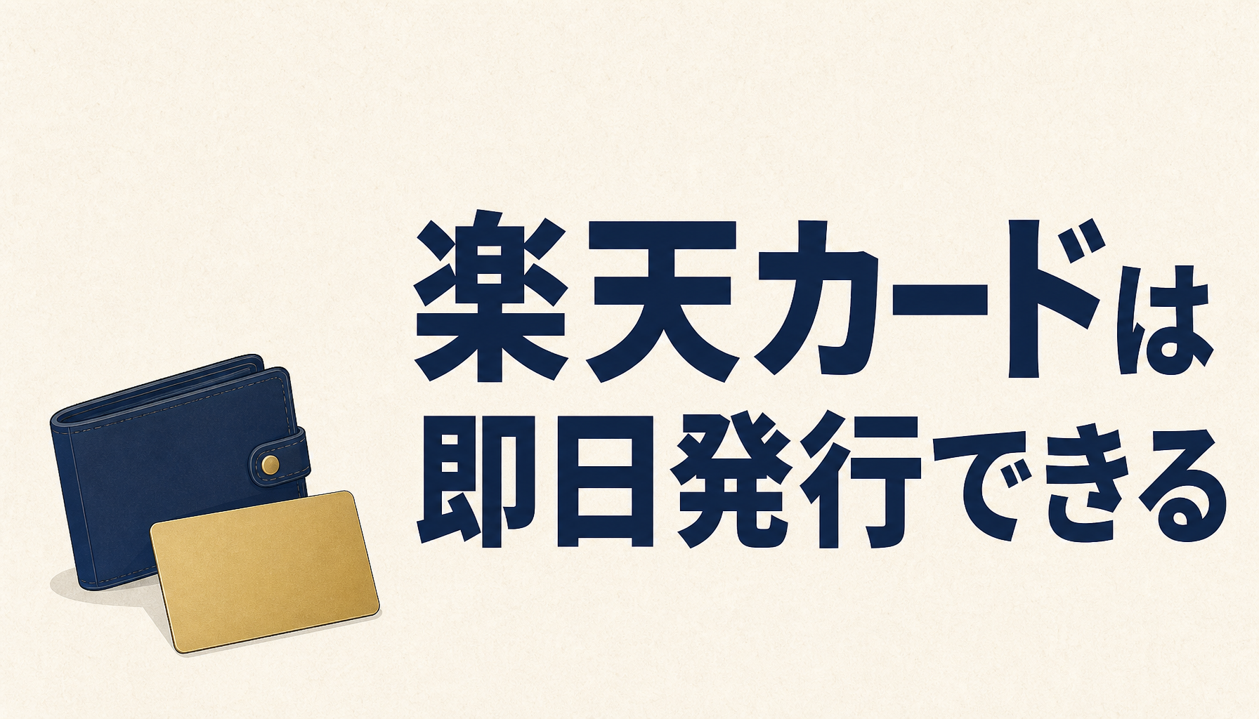 楽天カードは即日発行できるの？知っておきたいとにかく早く発行する方法