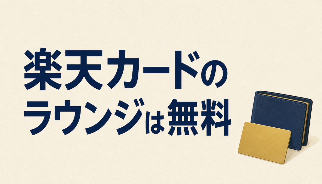 楽天カードのラウンジはタダなのに旅行が快適になりすぎて困る件