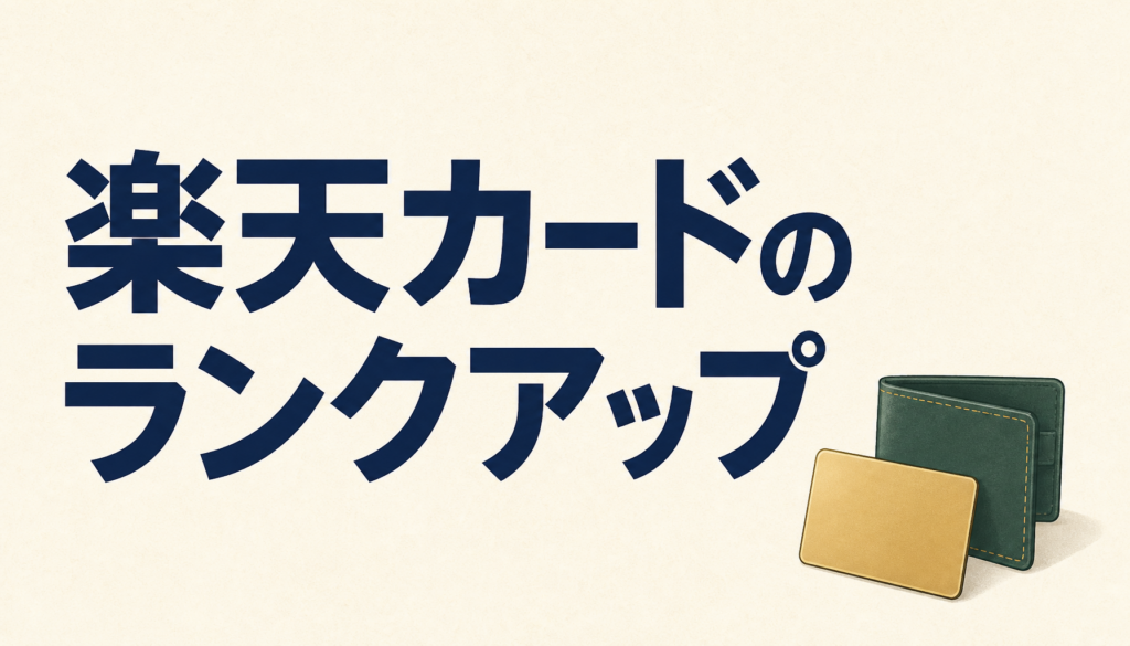 楽天カードのランクアップで誰トク?!何トク?!どんなトク?!条件クリアの方法は？