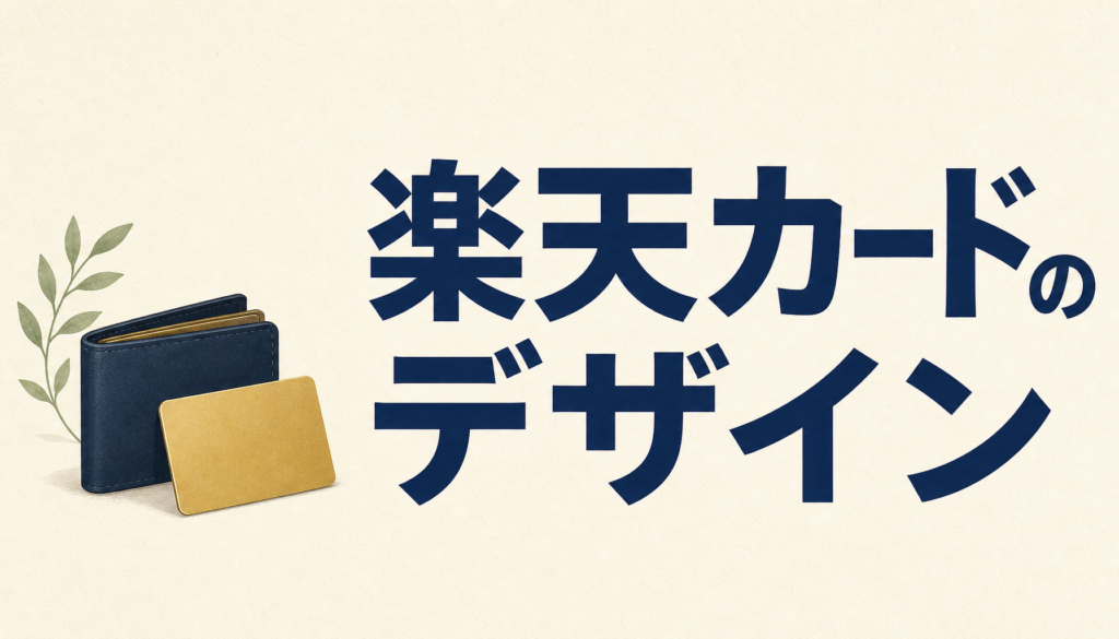楽天カードのデザインに関する疑問を解決！種類は？人気は？デザインの変更や2枚持ちする方法もあり