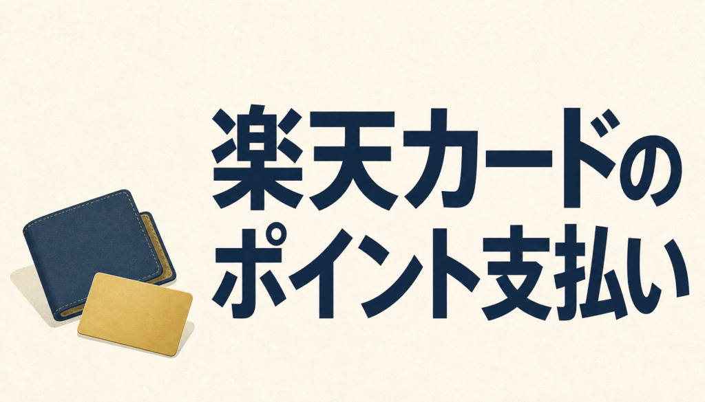 楽天カードのポイント支払いを活用しよう！期間限定ポイントをお得に利用する方法も伝授！