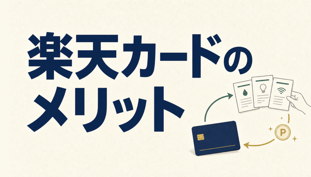 楽天カードのメリットを、使っている私が正直に書く｜仕組み・注意点・向かない人まで