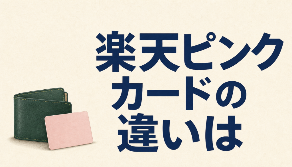 楽天ピンクカードと楽天カードの違いは？3つの女性限定カスタマイズ特典を徹底解説！