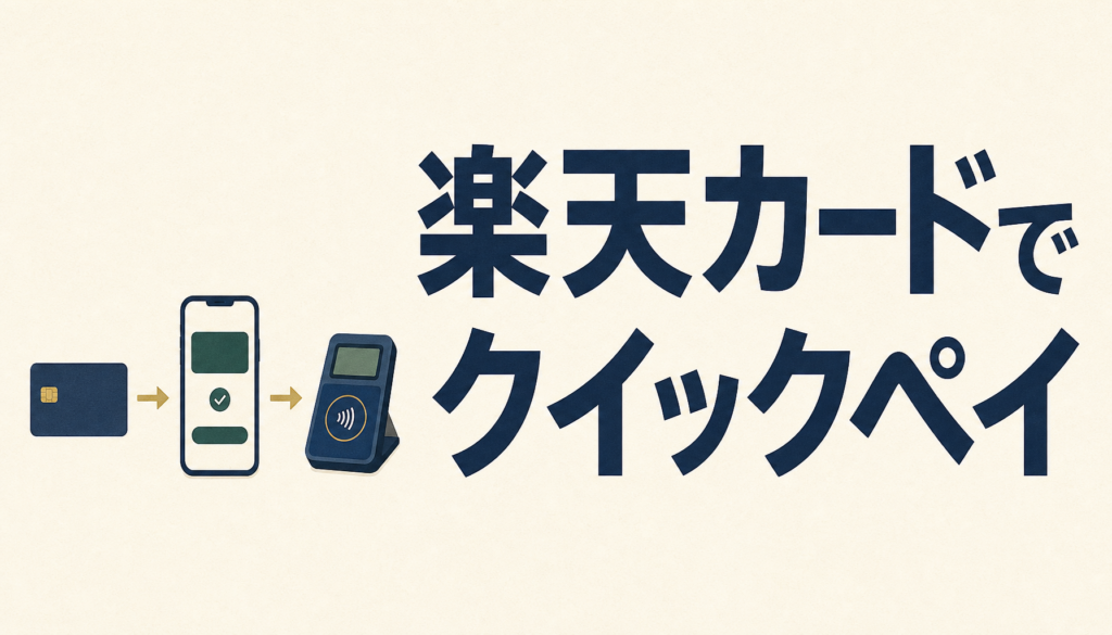 楽天カードでクイックペイを使う方法とポイントの貯め方