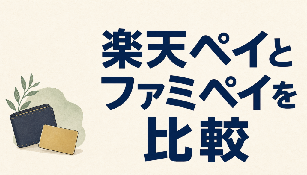 楽天ペイ？ファミペイ？どっちの方がファミマでトク？