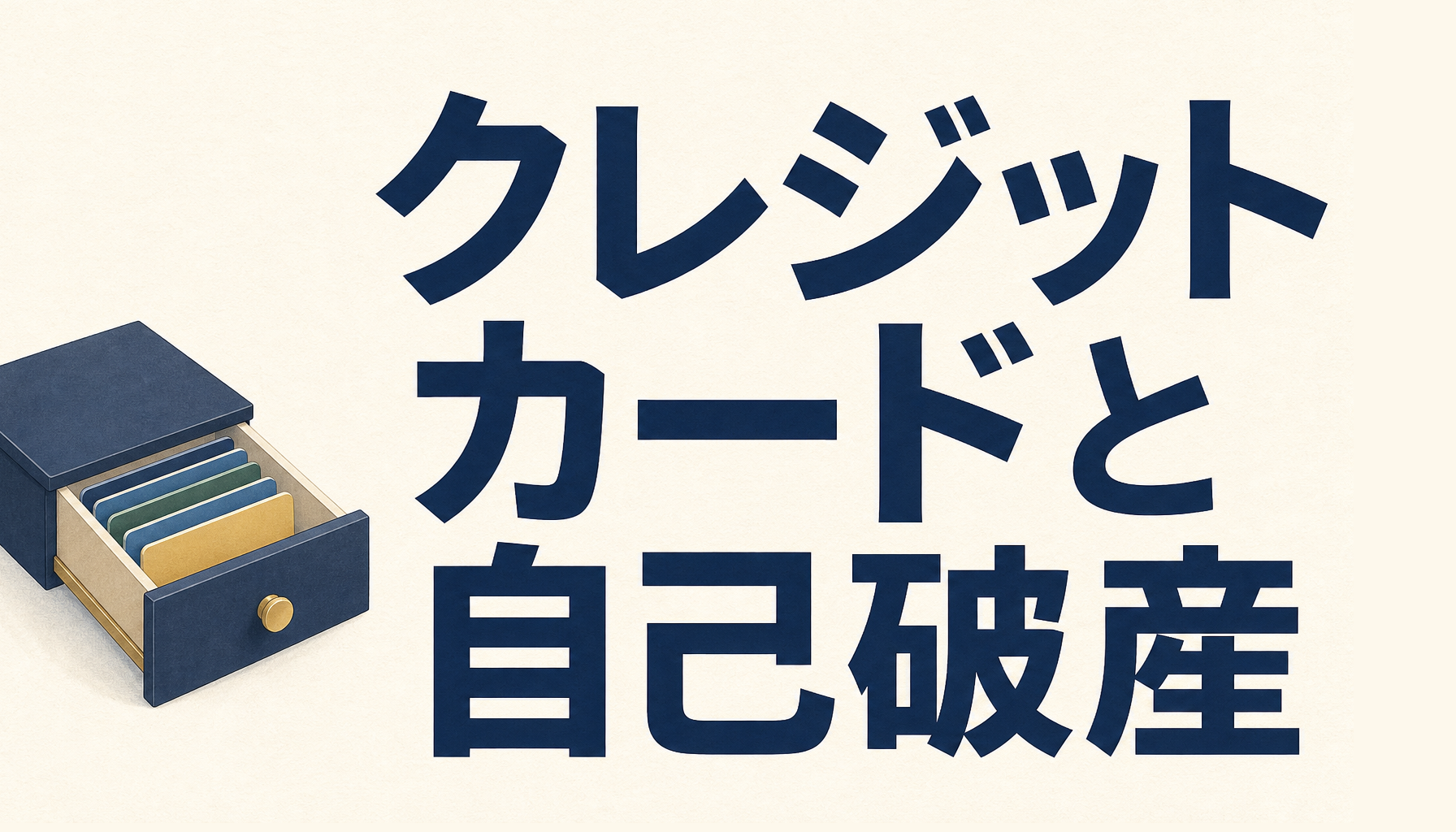 クレジットカードと自己破産