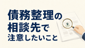 債務整理の相談先で注意したいこと｜非弁業者の見分け方