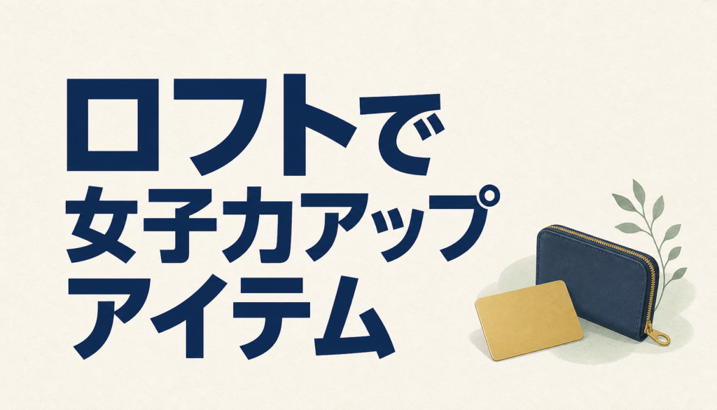 ロフトには女子力アップのアイテムがたくさん！おトクにショッピングをするコツもあります！