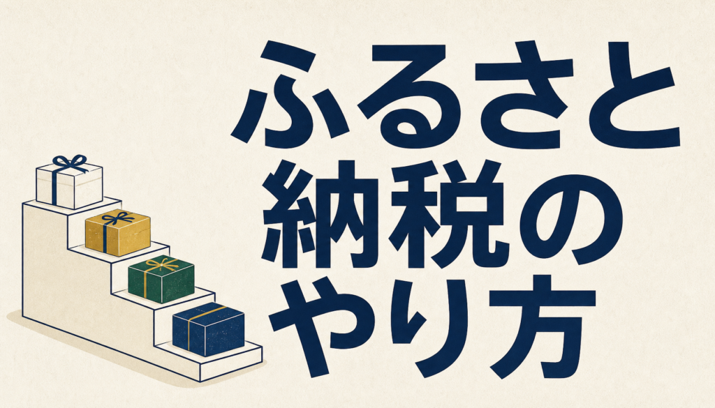 ふるさと納税のやり方｜初めての人向けに手順を4ステップで整理