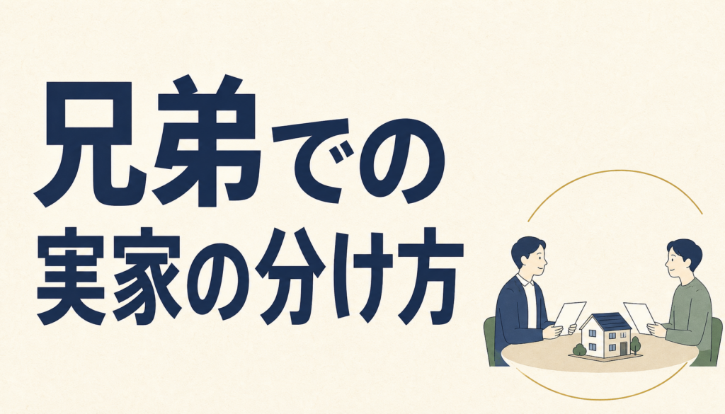 実家を相続した兄弟の分け方｜換価分割の進め方と、期限が2つある理由