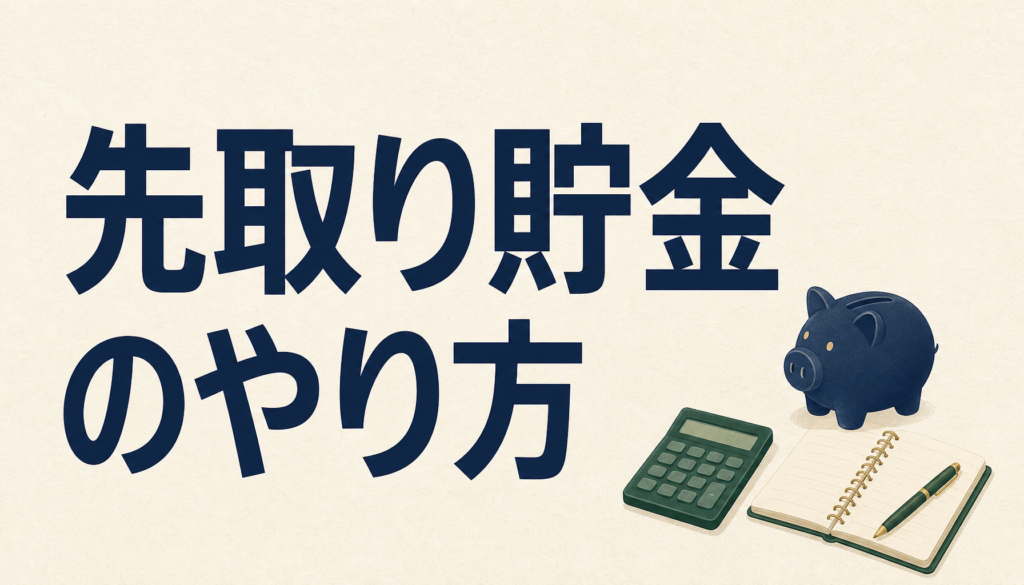 先取り貯金のやり方｜手取りのどれくらいを貯蓄に回すか