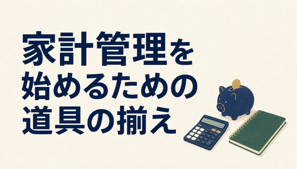 家計管理を始めるための道具の揃え方