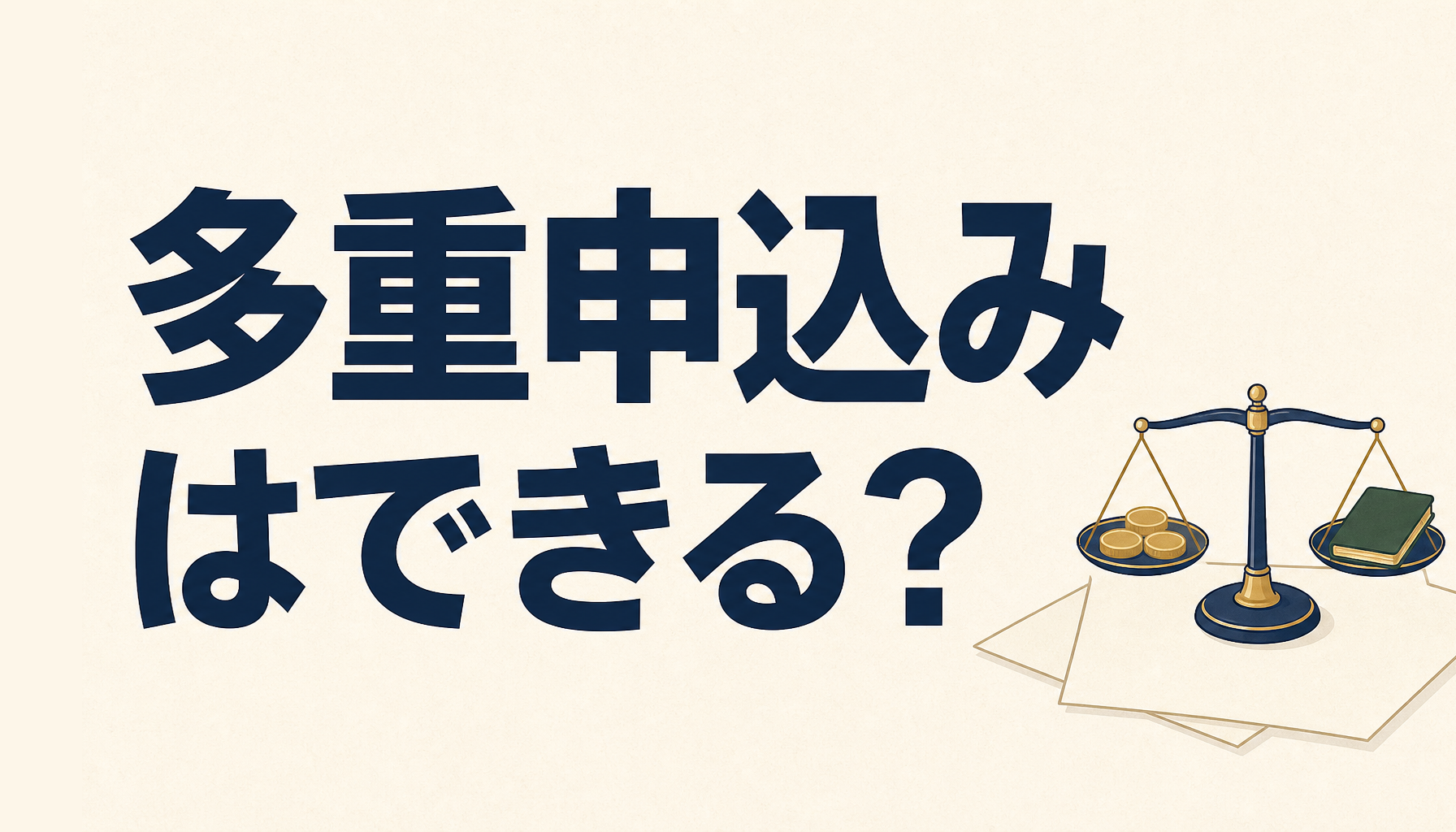 イオンカードセレクトは多重申込みできる?総量規制と申込前に確認したいこと