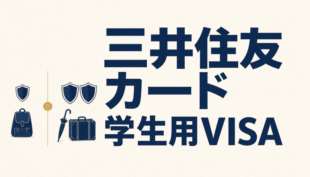 三井住友カード 学生用VISAカードが優秀すぎ。ウラヤマシ過ぎてつらいんだが・・・