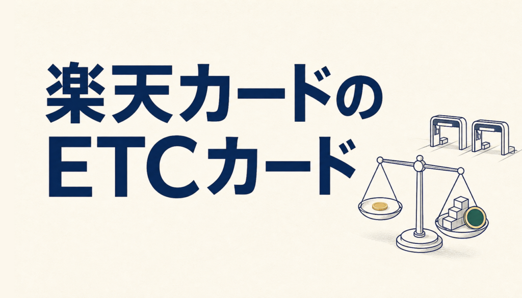 楽天カードのETCカードは年会費500円？無料にする条件と注意点をまとめました