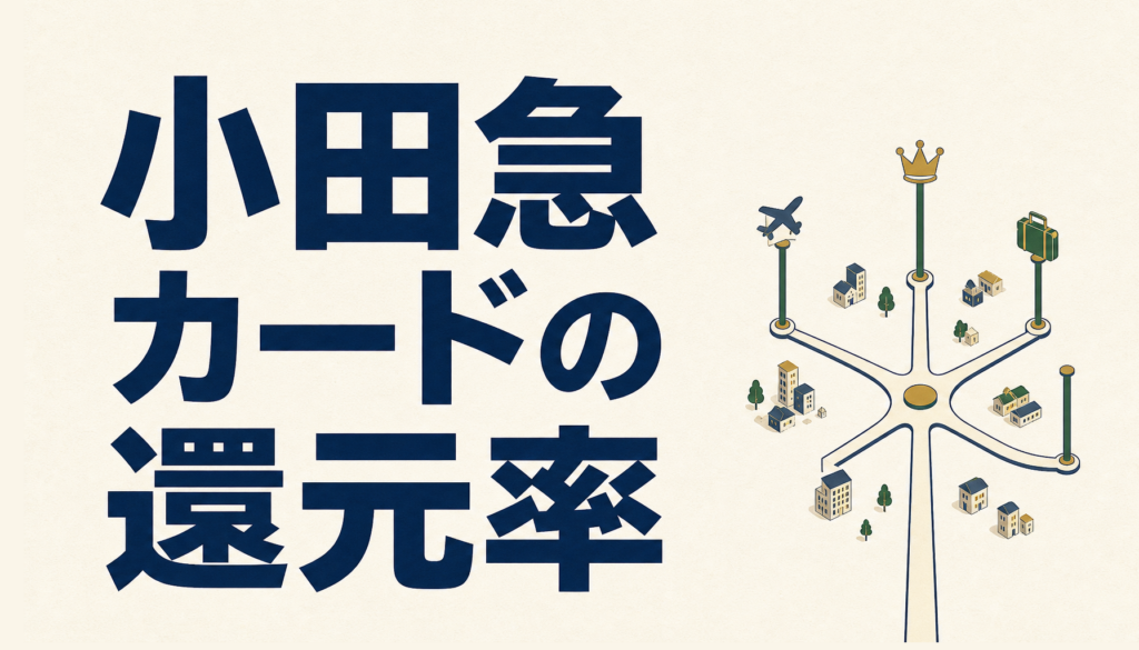 小田急のクレジットカードは還元率が10％にも？ええッ！