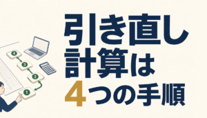 過払い金の引き直し計算のやり方｜取引履歴から見当をつける4つの手順