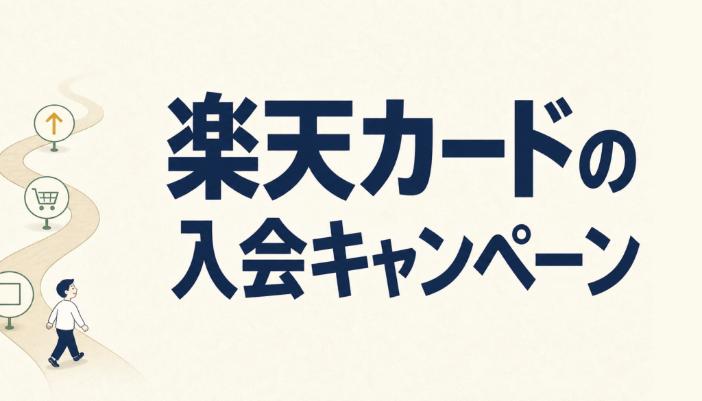 楽天カードの入会キャンペーンはいつ、いくらもらえる？見方と申し込みの流れ