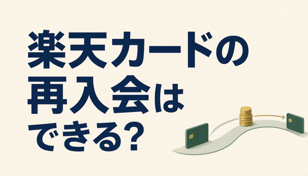 楽天カードの再入会はできる？ポイントの引き継ぎ方とあわせて解説