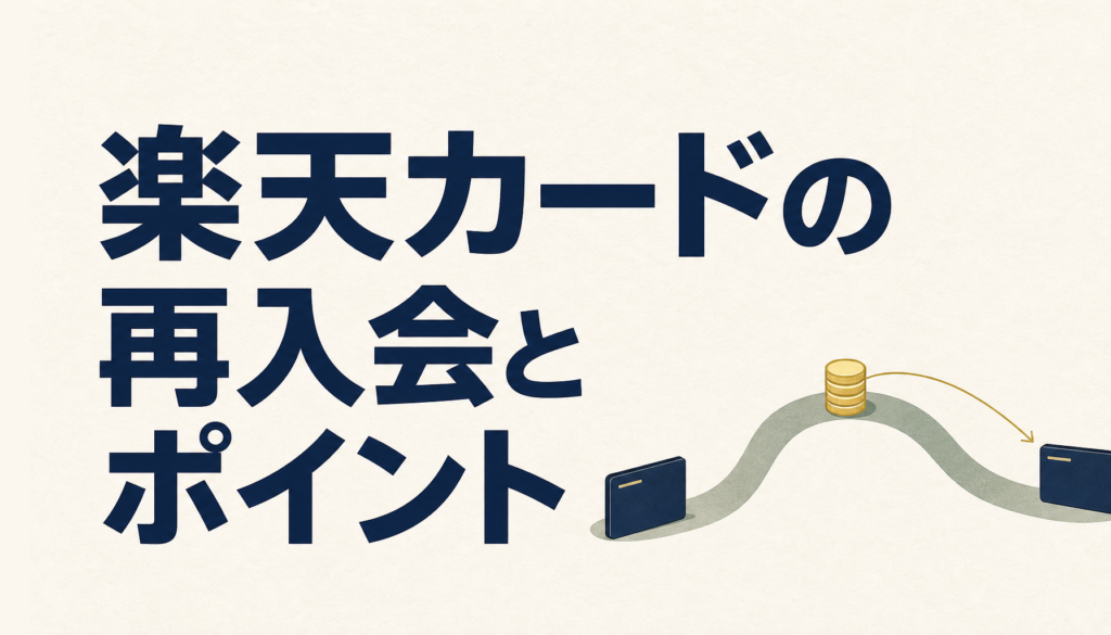 楽天カードの再入会はできる？ポイントの引き継ぎ方とあわせて整理