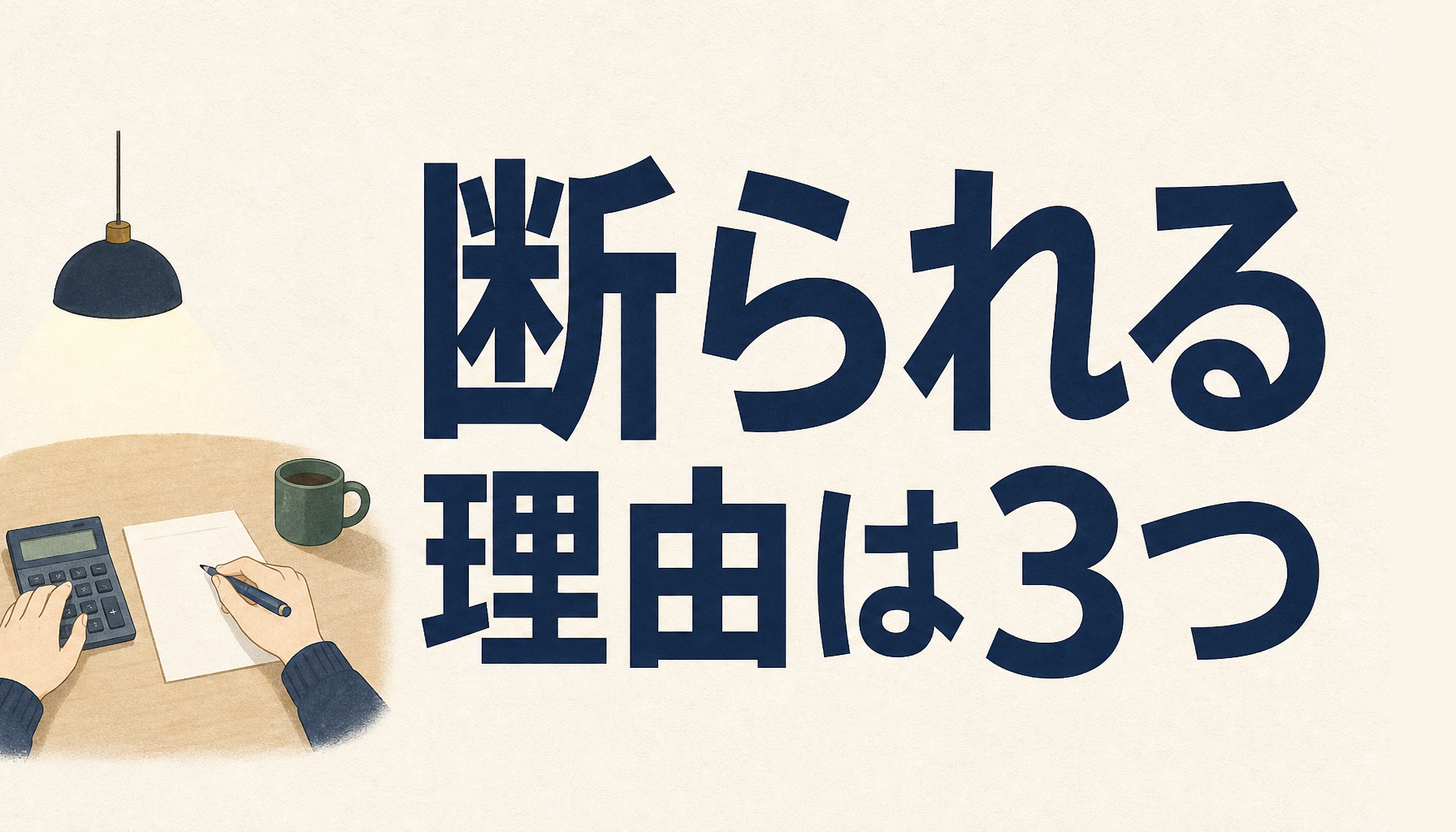 任意整理を断られることはある?収入・費用でチェックされる3つの目安