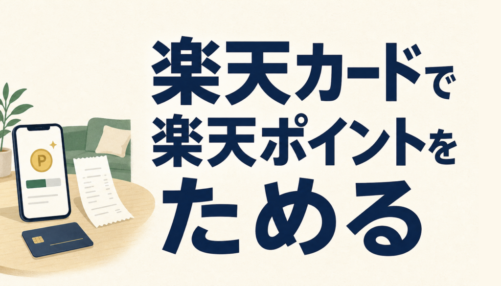 楽天カードで楽天ポイントをコワイほどためる7つの方法