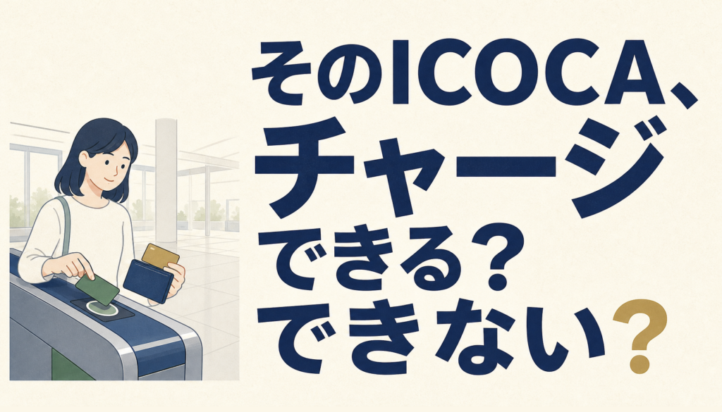 JCB CARD WでICOCAのチャージはできるのか？！