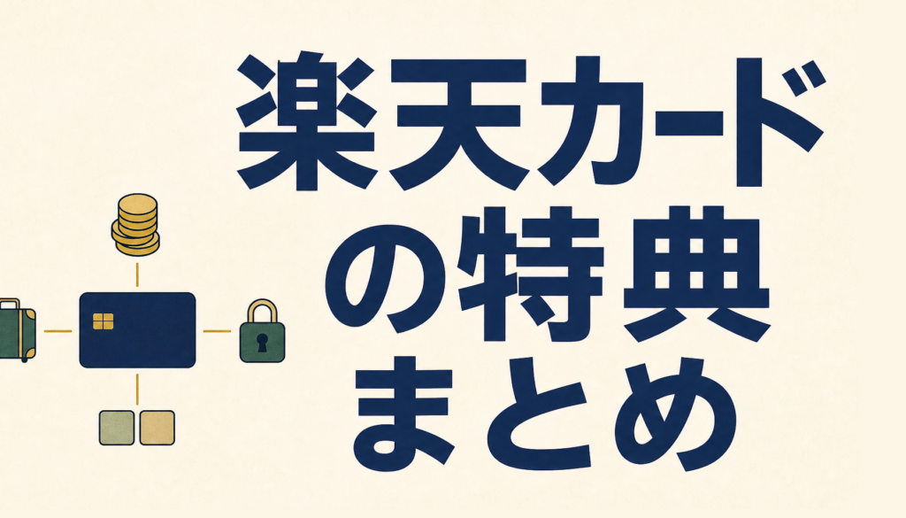 楽天カードの特典まとめ｜ポイント・旅行・セキュリティの中身
