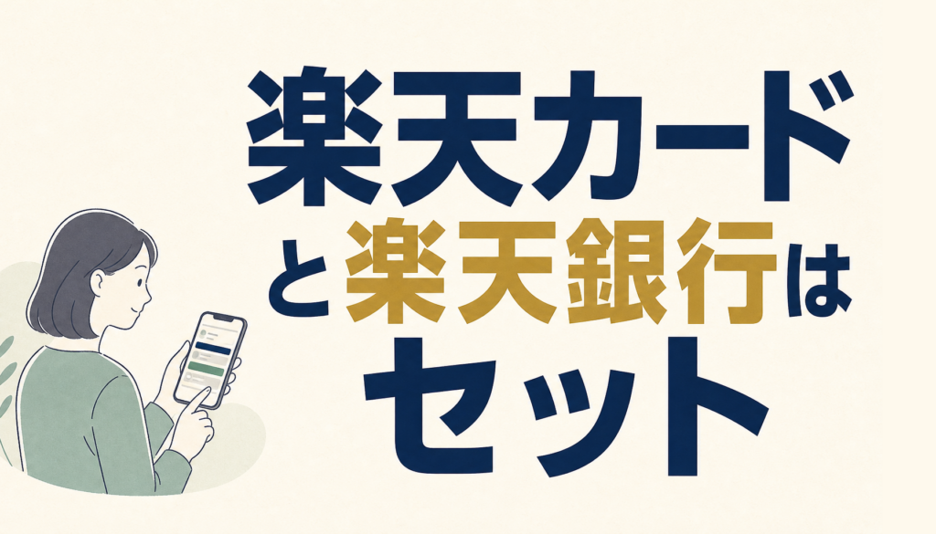 楽天カードと楽天銀行はセットで使うとおトクな理由と、口座を切り替える手順