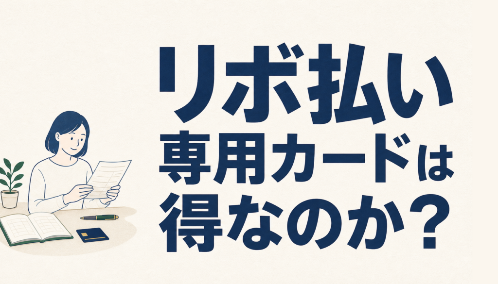 JCB CARD Rはリボ払い専用でお得？仕組みとポイント優遇、注意点を整理