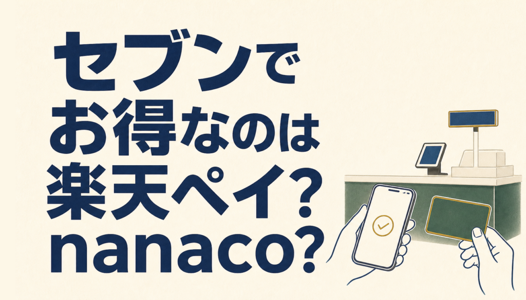 楽天ペイをセブンイレブンでお得に使う方法 nanacoよりもお得なのは楽天ペイだった