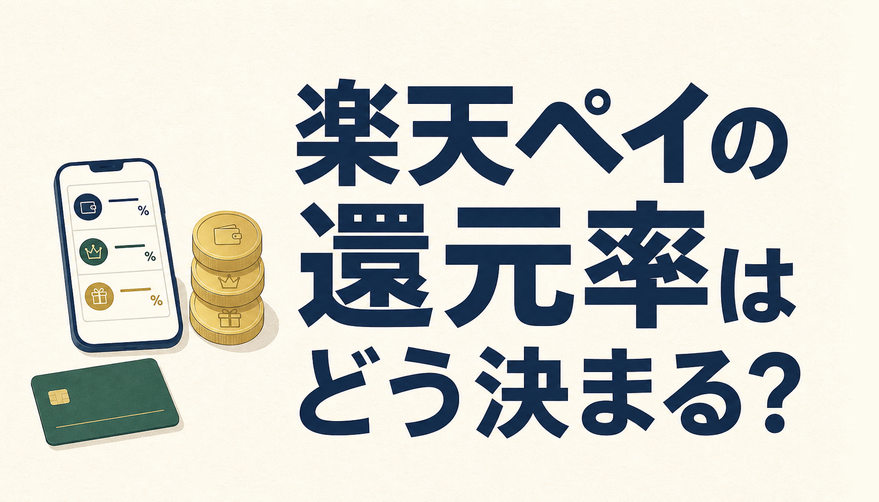 楽天ペイの還元率はどう決まる?仕組みと確認の仕方