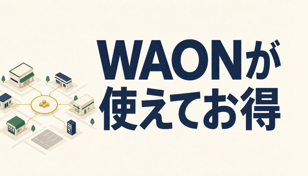 WAONでお得！いろいろな場所で使えてどんどん貯まるWAONを徹底分析！