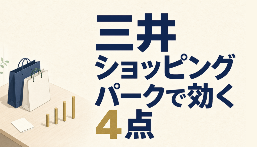 三井ショッピングパークカード《セゾン》がないと大損する４つのワケ