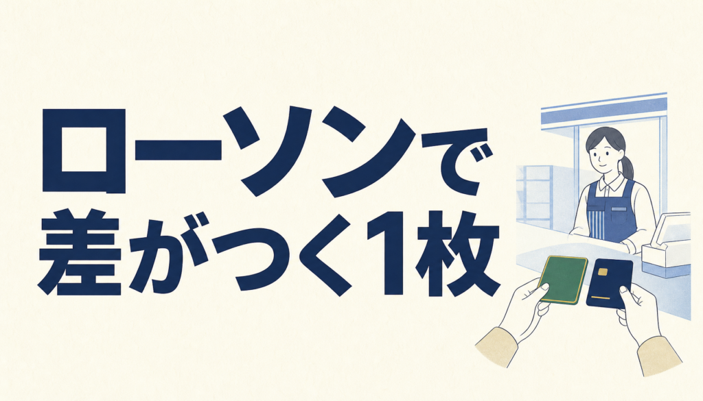 ポンタカードはローソンで使うとお得｜JMBローソンPontaカードVisaとの違い